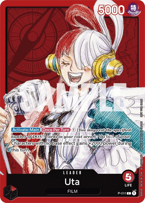 Uta (One Piece Film Red) [One Piece Promotion Cards] | Arkham Games and Comics