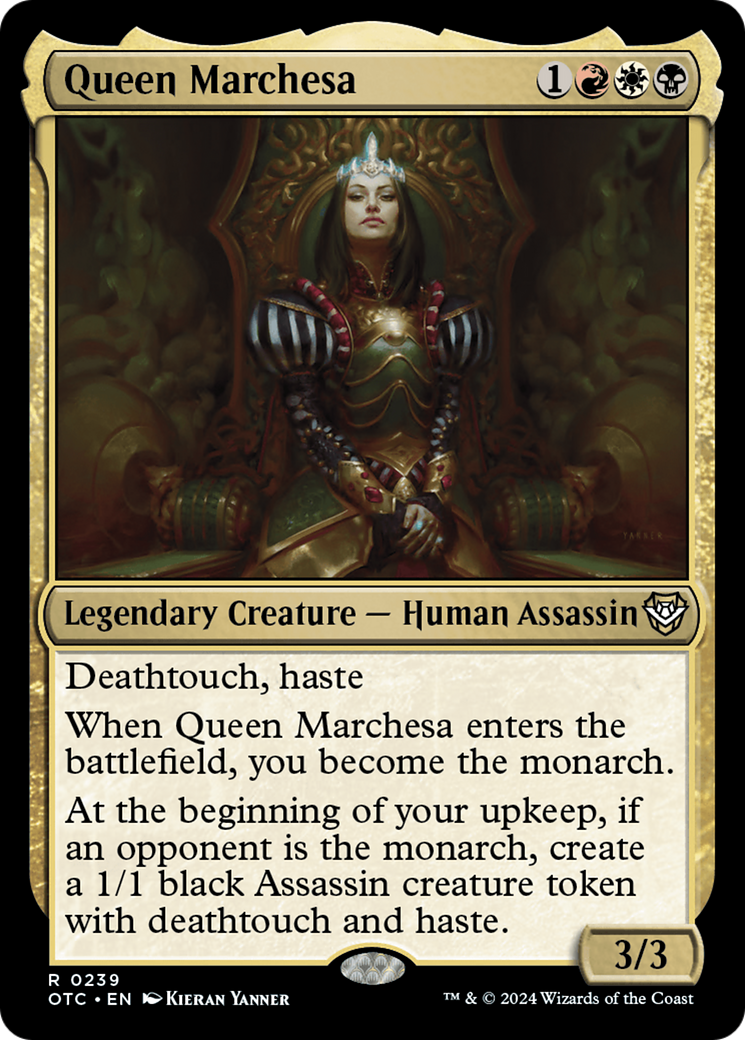 Queen Marchesa [Outlaws of Thunder Junction Commander] | Arkham Games and Comics