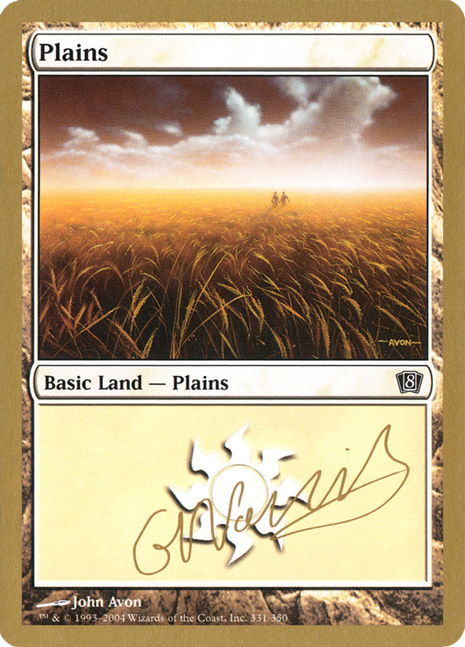 Plains (gn331) (Gabriel Nassif) [World Championship Decks 2004] | Arkham Games and Comics