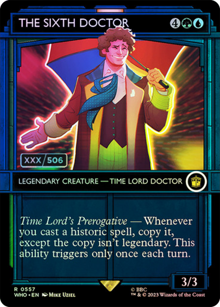 The Sixth Doctor (Serial Numbered) [Doctor Who] | Arkham Games and Comics