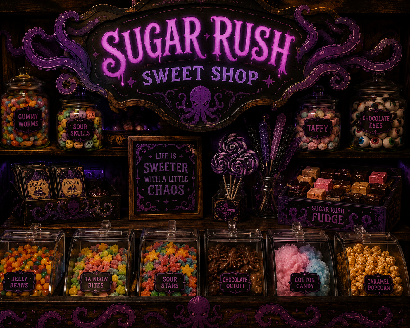 Sugar Rush Sweet Shop | Arkham Games and Comics