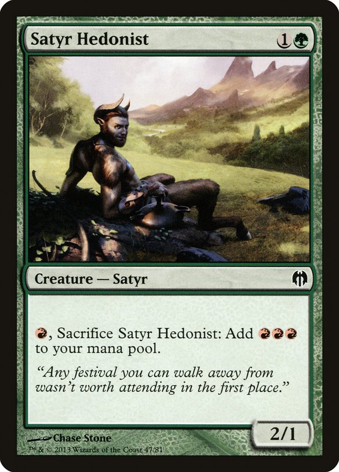 Satyr Hedonist [Duel Decks: Heroes vs. Monsters] | Arkham Games and Comics