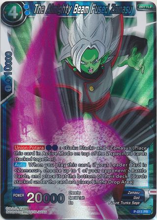 The Almighty Beam Fused Zamasu (P-011) [Promotion Cards] | Arkham Games and Comics