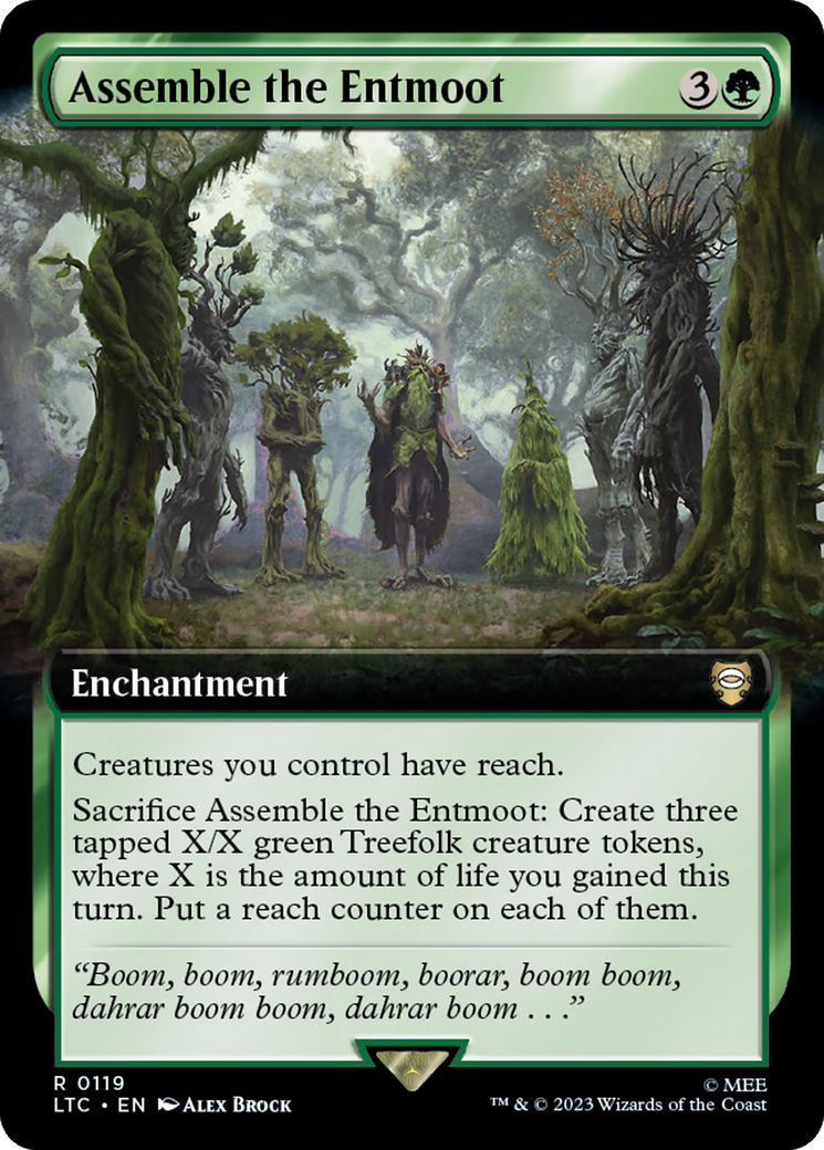 Assemble the Entmoot (Extended Art) [The Lord of the Rings: Tales of Middle-Earth Commander] | Arkham Games and Comics