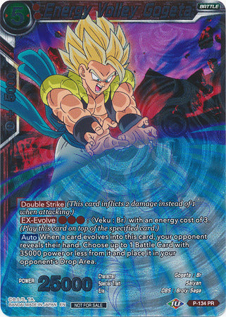 Energy Volley Gogeta (Series 7 Super Dash Pack) (P-134) [Promotion Cards] | Arkham Games and Comics