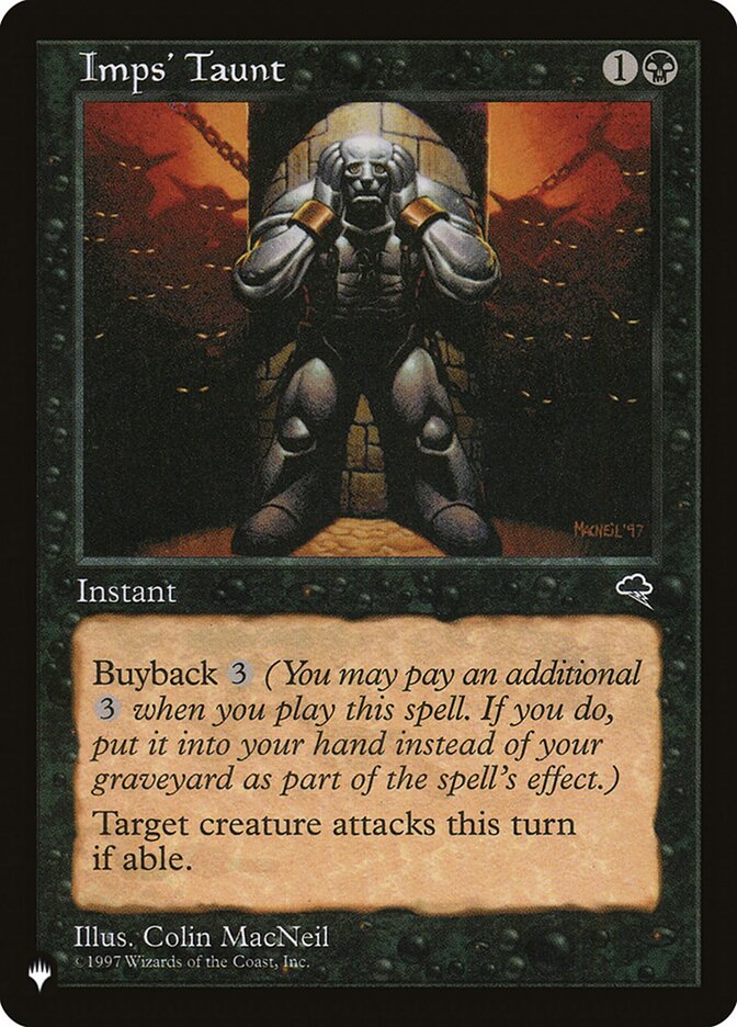 Imps' Taunt [The List] | Arkham Games and Comics