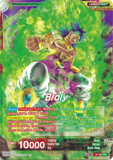 Broly // Broly, Surge of Brutality (Collector's Selection Vol. 1) (P-181) [Promotion Cards] | Arkham Games and Comics