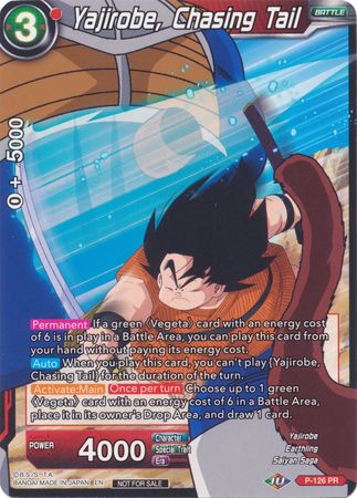 Yajirobe, Chasing Tail (Shop Tournament: Assault of Saiyans) (P-126) [Promotion Cards] | Arkham Games and Comics