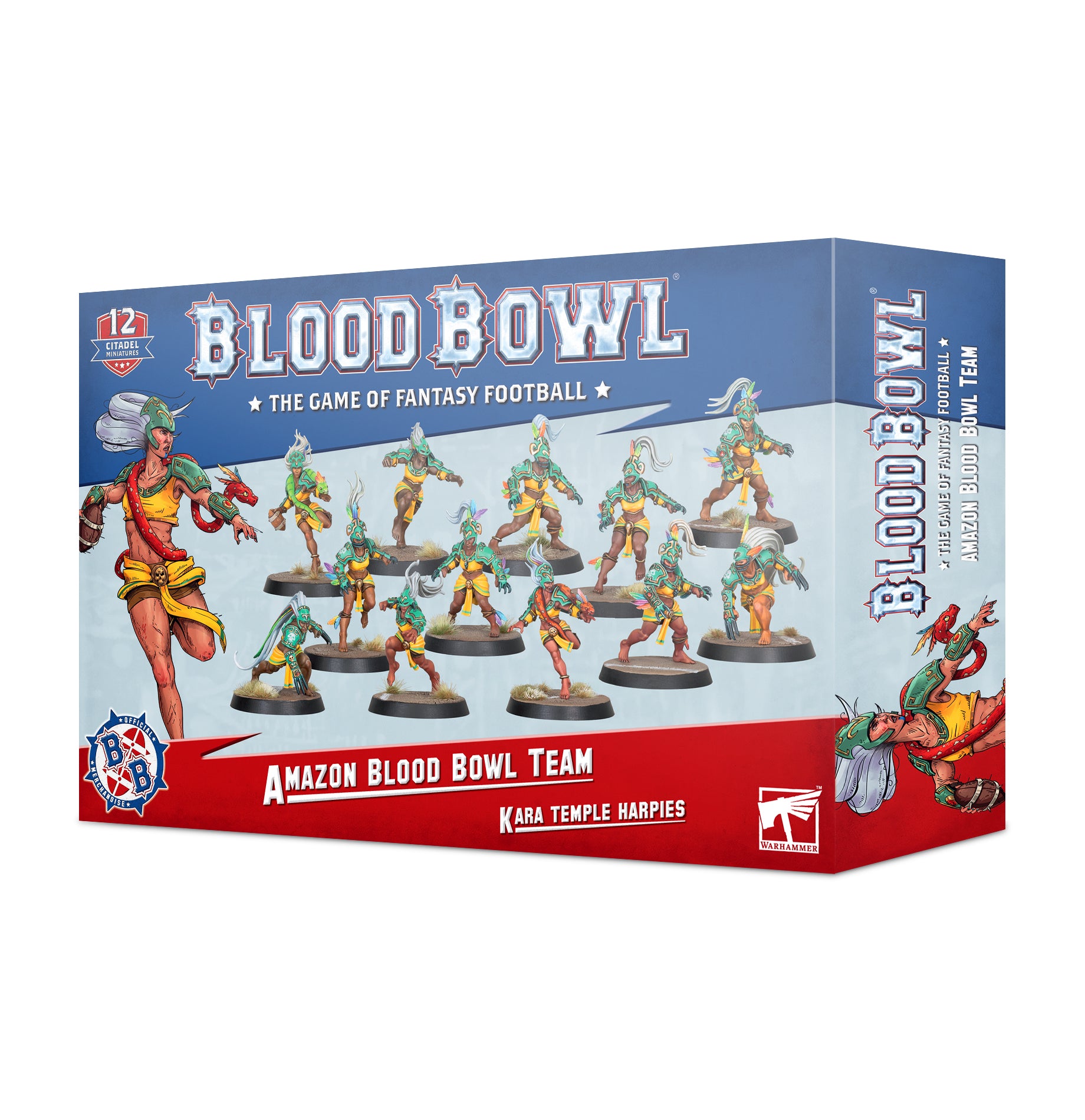 Blood Bowl: Amazon Team - Kara Temple Harpies | Arkham Games and Comics