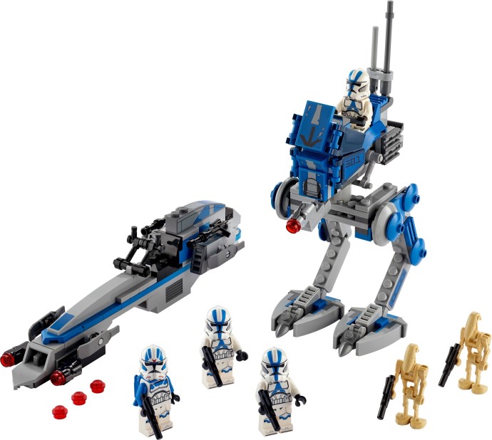 LEGO 75280 501st Legion Clone Troopers box stock photo | Arkham Games and Comics