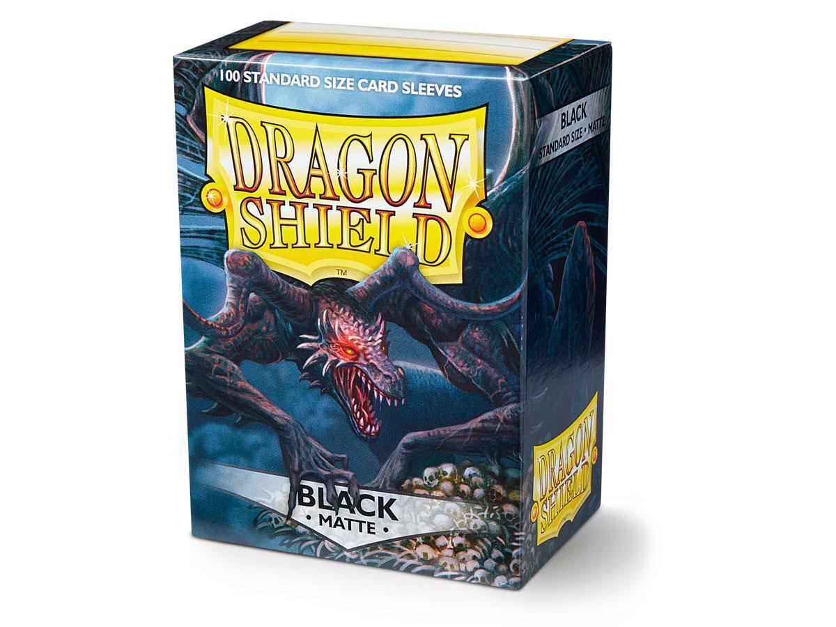 Dragon Shield Box of 100 in Matte Black | Arkham Games and Comics
