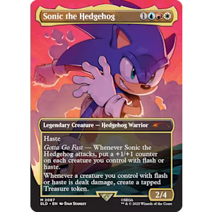 Magic the Gathering Secret Lair- Sonic the Hedgehog Friends and Foes- Non-Foil | Arkham Games and Comics