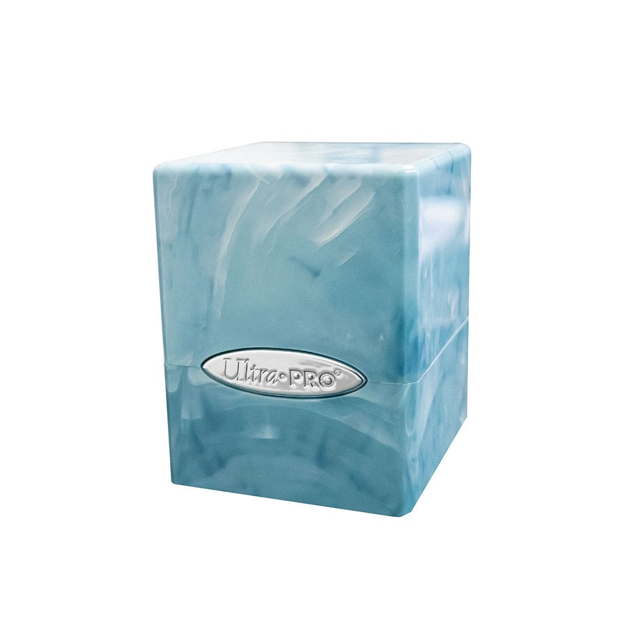 Ultra Pro: Marble Satin Cube: LIGHT BLUE AND WHITE | Arkham Games and Comics