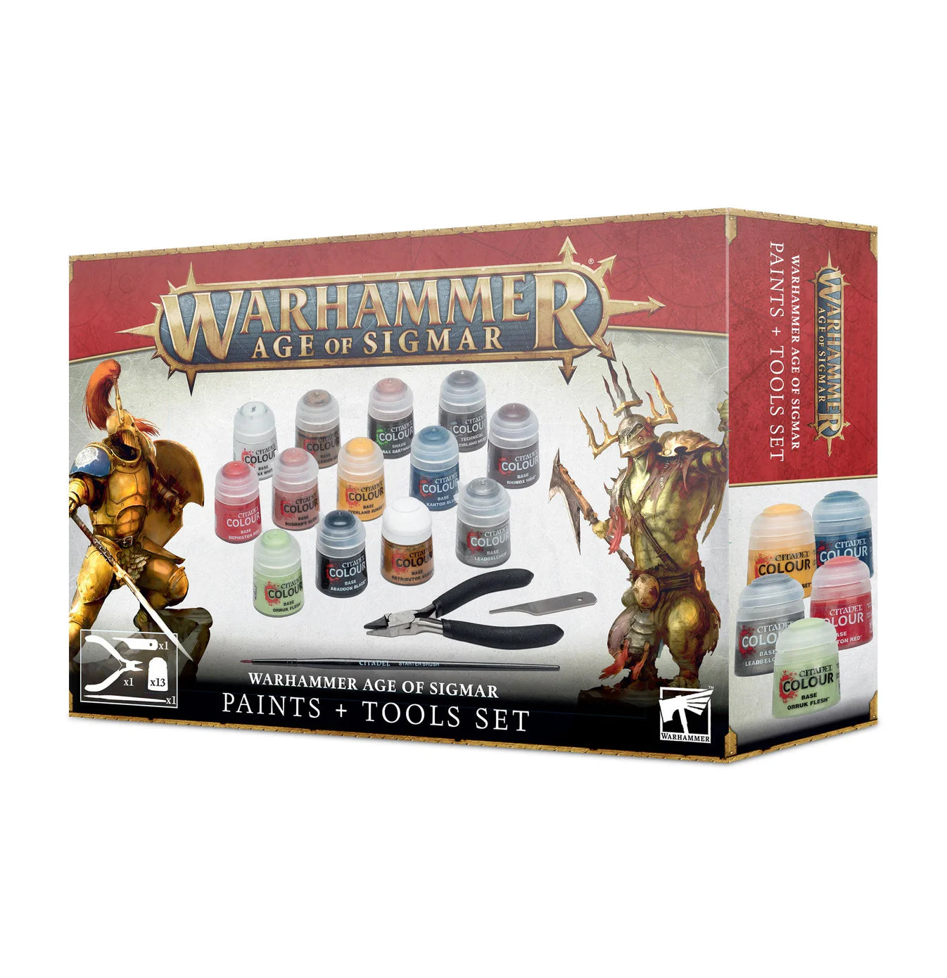 Warhammer Age of Sigmar Paint + Tools Set | Arkham Games and Comics