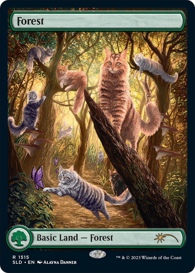 Forest (1515) [Secret Lair Commander Deck: Raining Cats and Dogs] | Arkham Games and Comics