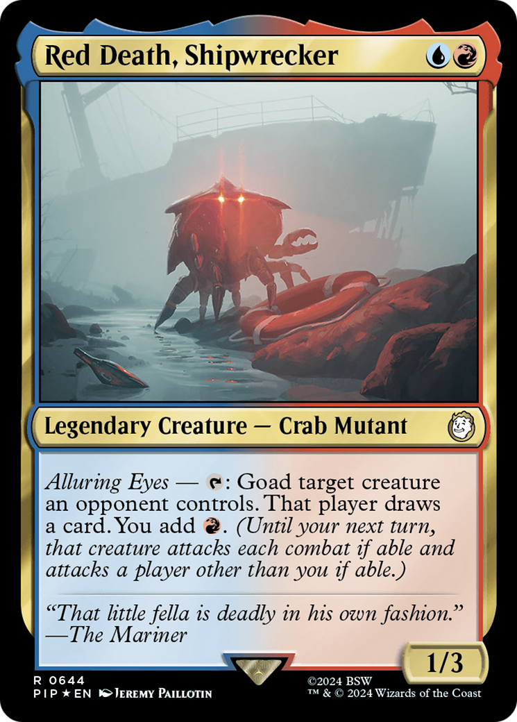 Red Death, Shipwrecker (Surge Foil) [Fallout] | Arkham Games and Comics