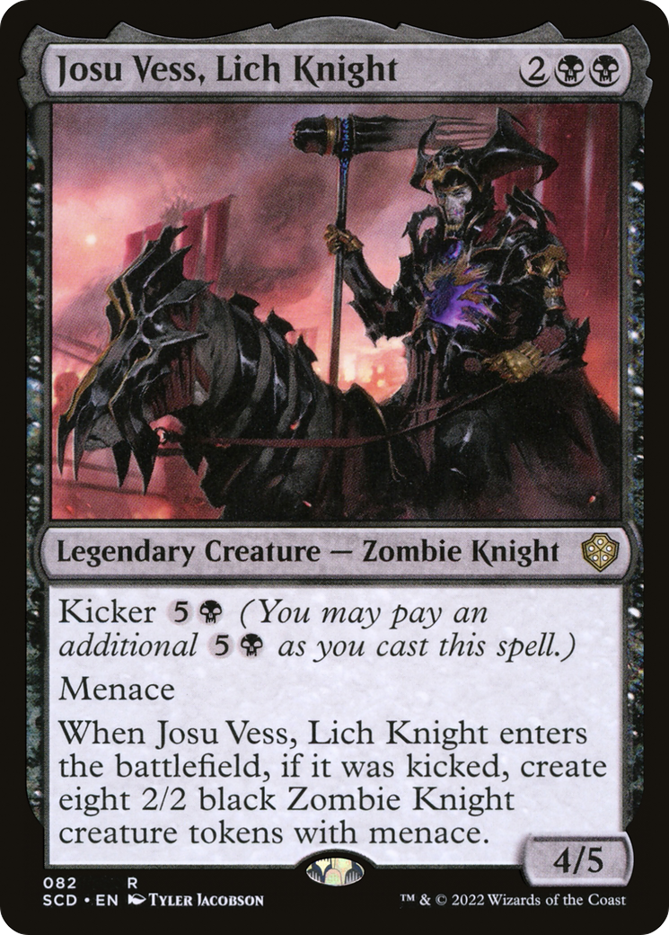 Josu Vess, Lich Knight [Starter Commander Decks] | Arkham Games and Comics