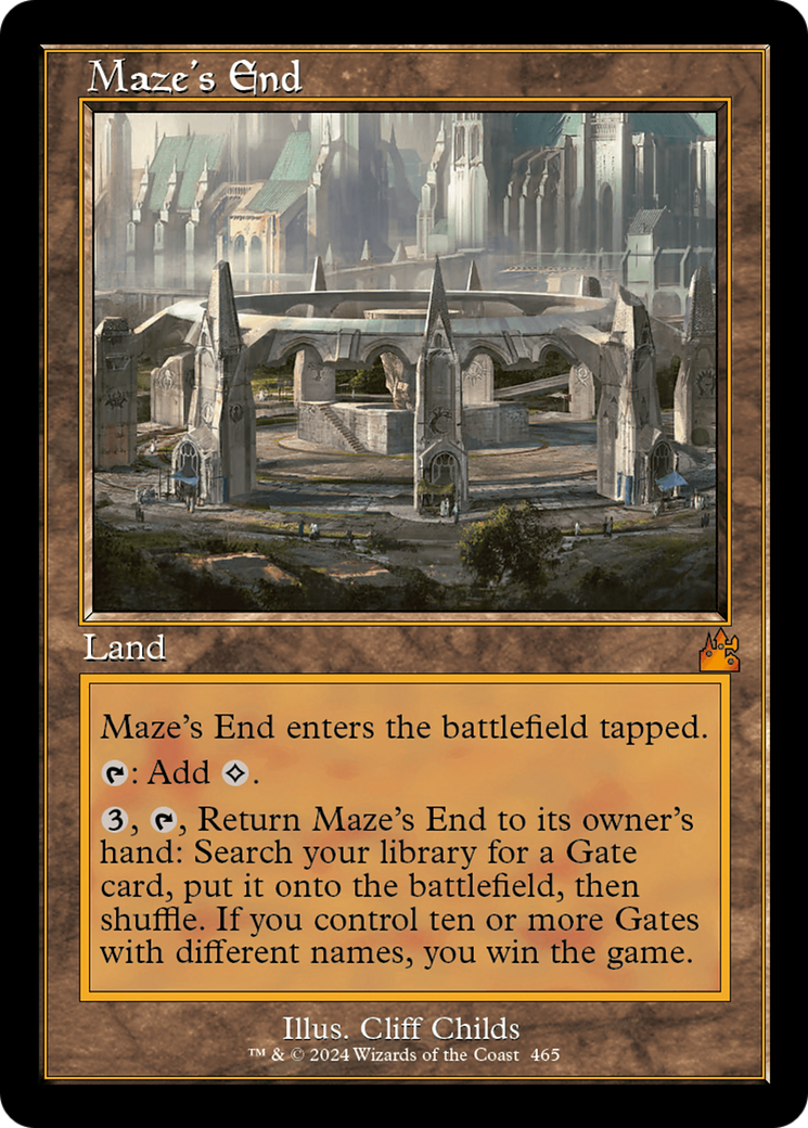 Maze's End (Retro Frame) [Ravnica Remastered] | Arkham Games and Comics