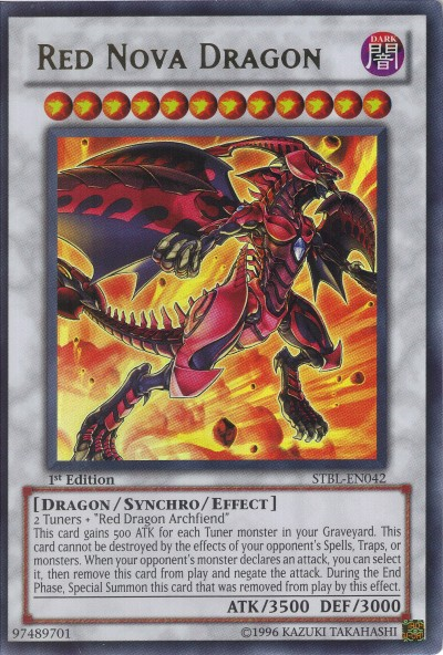 Red Nova Dragon [STBL-EN042] Ultra Rare | Arkham Games and Comics