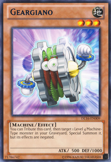 Geargiano (Blue) [DL16-EN009] Rare | Arkham Games and Comics