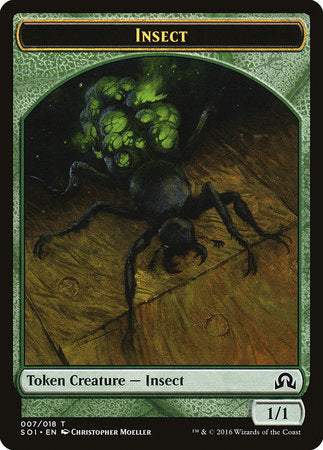 Insect Token [Shadows over Innistrad Tokens] | Arkham Games and Comics