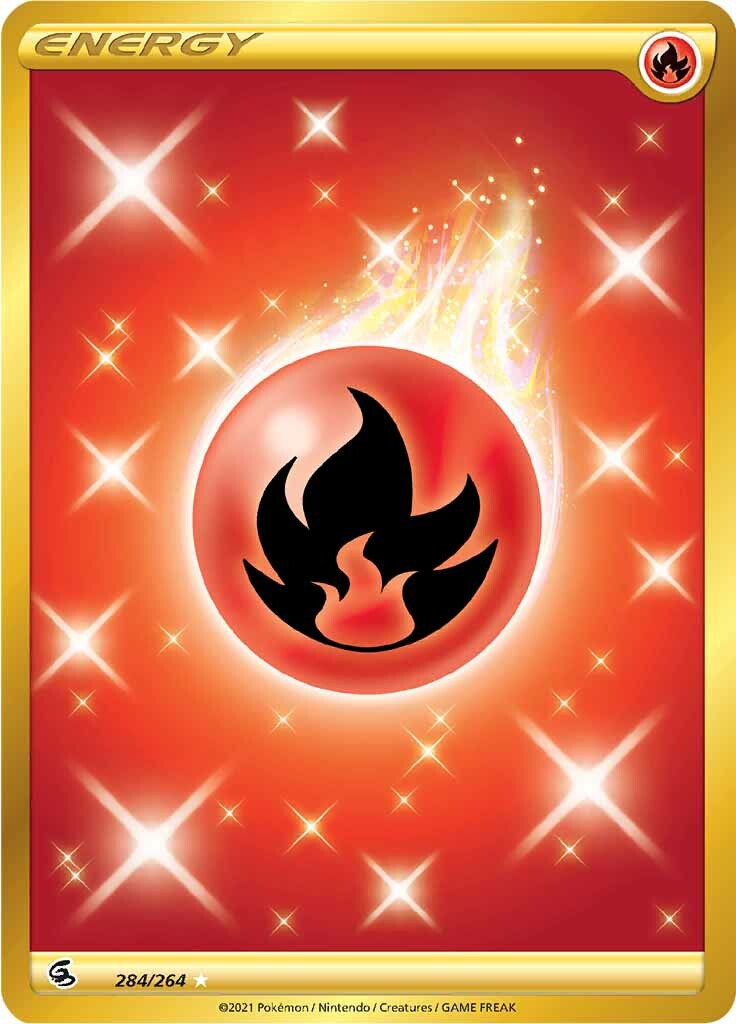 Fire Energy (284/264) [Sword & Shield: Fusion Strike] | Arkham Games and Comics