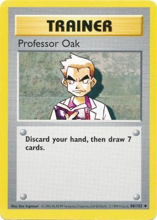 Professor Oak (88/102) [Base Set Shadowless Unlimited] | Arkham Games and Comics