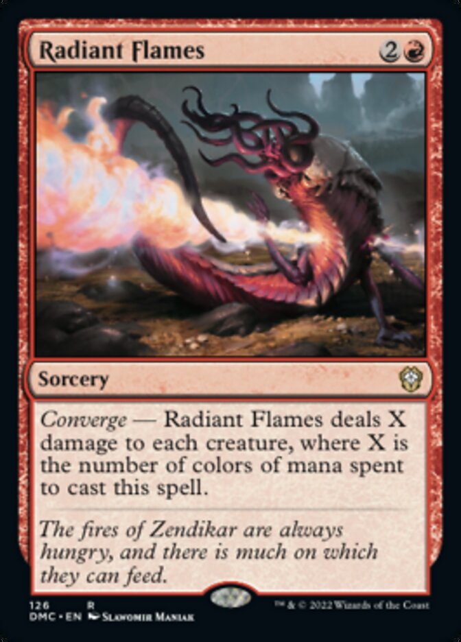 Radiant Flames [Dominaria United Commander] | Arkham Games and Comics