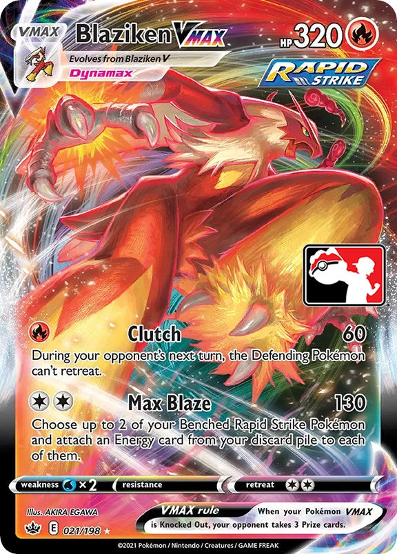 Blaziken VMAX (021/198) [Prize Pack Series One] | Arkham Games and Comics