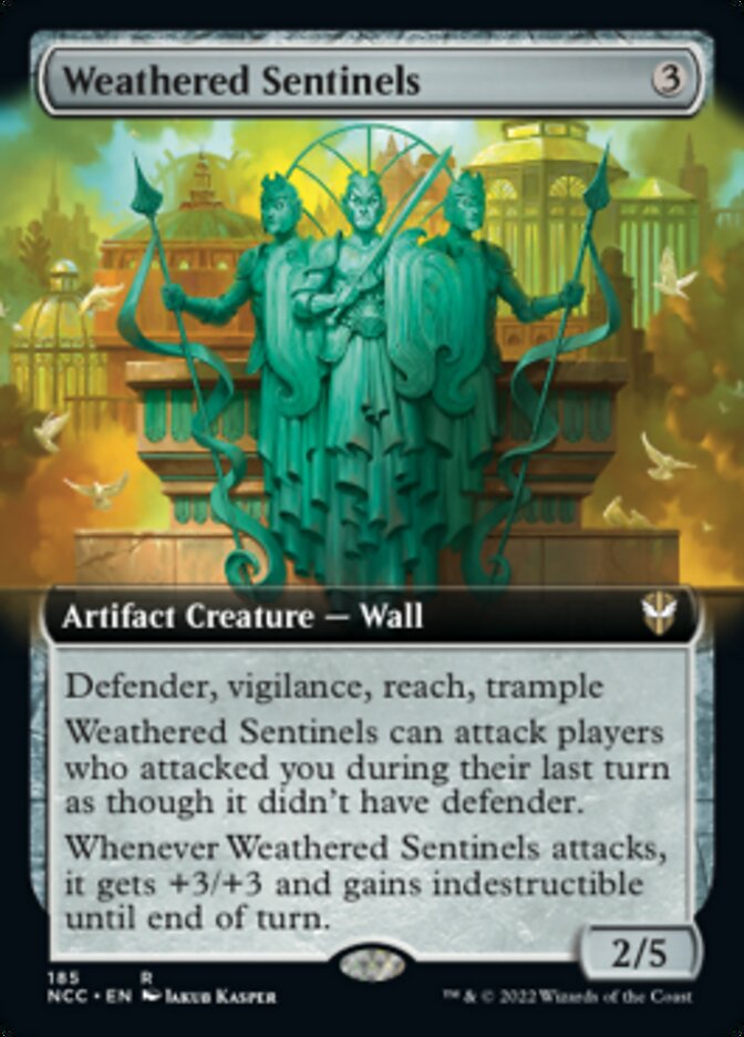 Weathered Sentinels (Extended Art) [Streets of New Capenna Commander] | Arkham Games and Comics