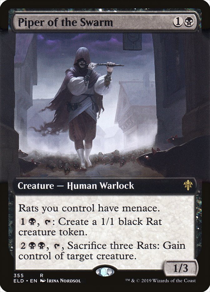 Piper of the Swarm (Extended Art) [Throne of Eldraine] | Arkham Games and Comics