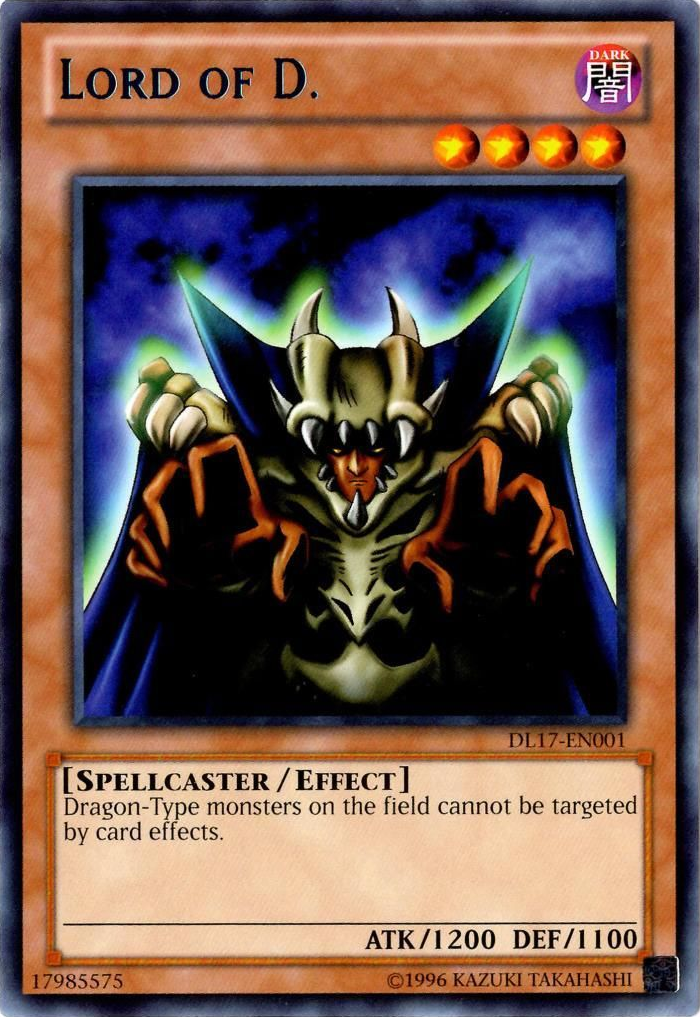 Lord of D. (Blue) [DL17-EN001] Rare | Arkham Games and Comics