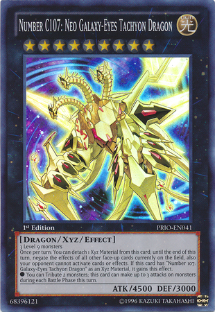 Number C107: Neo Galaxy-Eyes Tachyon Dragon [PRIO-EN041] Ultimate Rare | Arkham Games and Comics