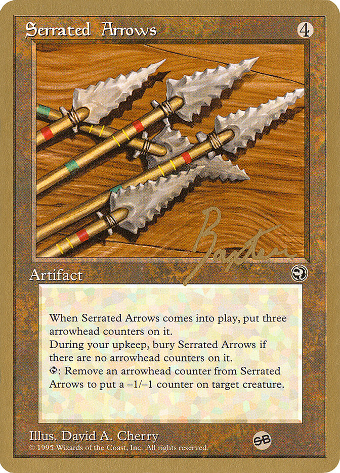 Serrated Arrows (George Baxter) (SB) [Pro Tour Collector Set] | Arkham Games and Comics