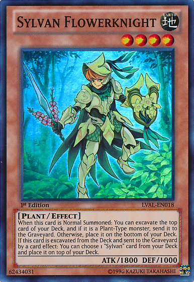 Sylvan Flowerknight [LVAL-EN018] Super Rare | Arkham Games and Comics