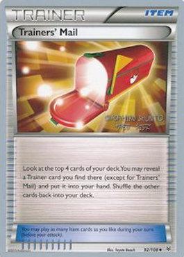 Trainers' Mail (92/108) (Black Dragon - Shuntu Sadahiro) [World Championships 2016] | Arkham Games and Comics