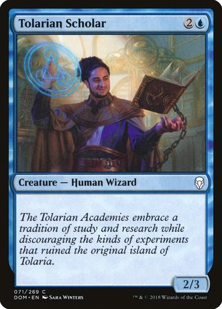 Tolarian Scholar [Dominaria] | Arkham Games and Comics