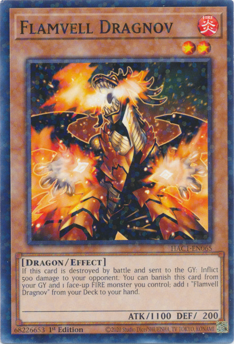 Flamvell Dragnov (Duel Terminal) [HAC1-EN065] Common | Arkham Games and Comics