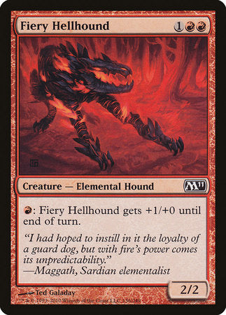 Fiery Hellhound [Magic 2011] | Arkham Games and Comics