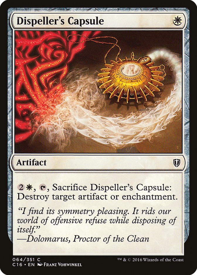 Dispeller's Capsule [Commander 2016] | Arkham Games and Comics