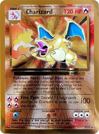 Charizard (4/102) (Celebrations Metal Card) [Celebrations: 25th Anniversary] | Arkham Games and Comics