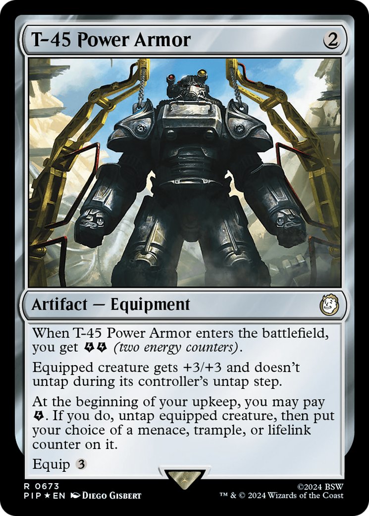 T-45 Power Armor (Surge Foil) [Fallout] | Arkham Games and Comics