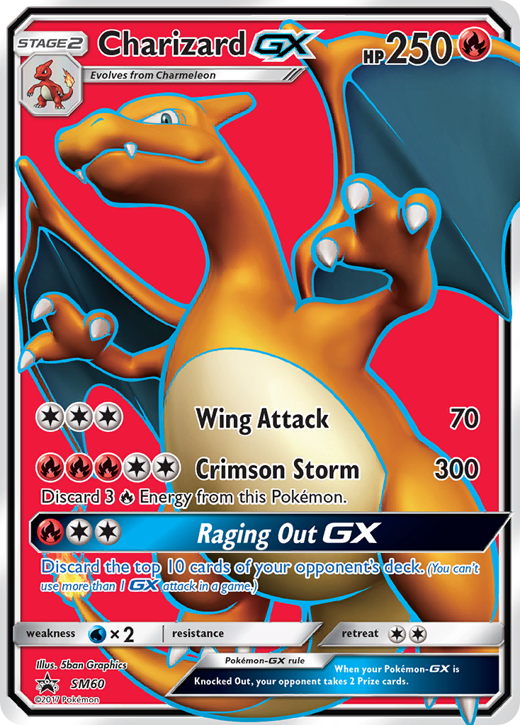 Charizard GX (SM60) [Sun & Moon: Black Star Promos] | Arkham Games and Comics