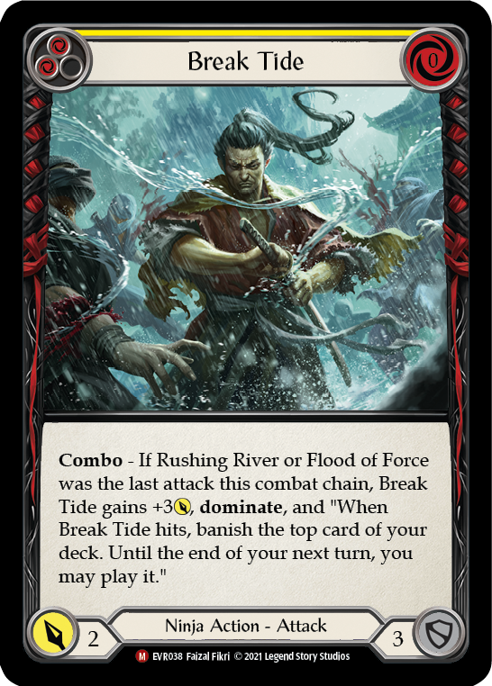 Break Tide [EVR038] (Everfest)  1st Edition Rainbow Foil | Arkham Games and Comics