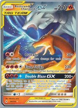 Reshiram & Charizard GX (20/214) (Fire Box - Kaya Lichtleitner) [World Championships 2019] | Arkham Games and Comics