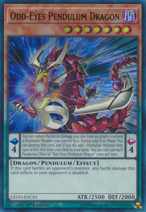 Odd-Eyes Pendulum Dragon [LEDD-ENC01] Ultra Rare | Arkham Games and Comics