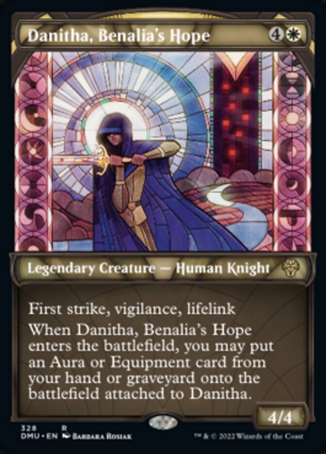 Danitha, Benalia's Hope (Showcase Textured) [Dominaria United] | Arkham Games and Comics