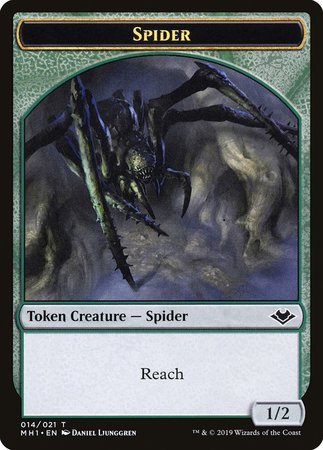 Spider Token (014) [Modern Horizons Tokens] | Arkham Games and Comics