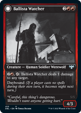 Ballista Watcher // Ballista Wielder [Innistrad: Double Feature] | Arkham Games and Comics