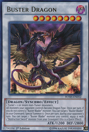 Buster Dragon [BOSH-EN052] Ultra Rare | Arkham Games and Comics